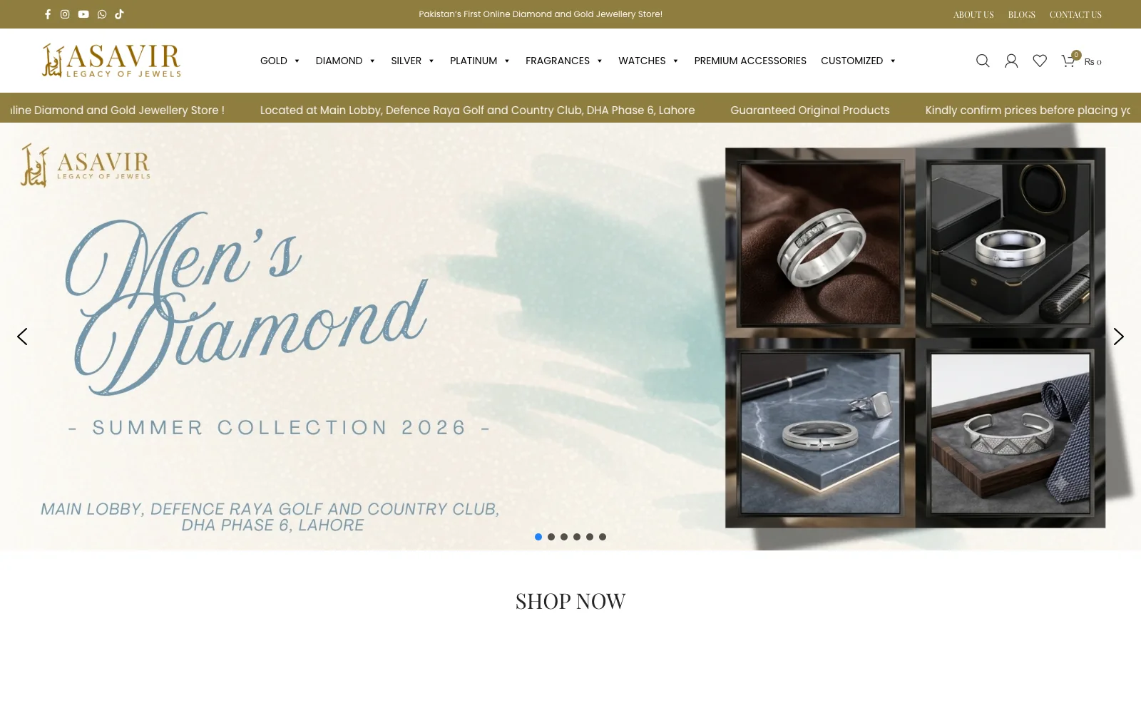 Asavir storefront screenshot